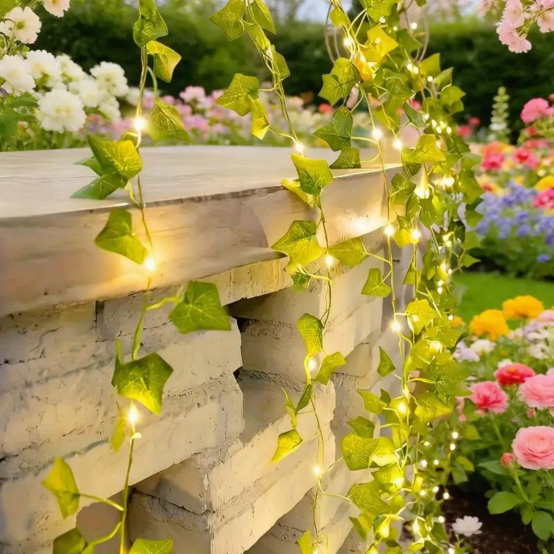 Solar Ivy Fairy Lights (7M)