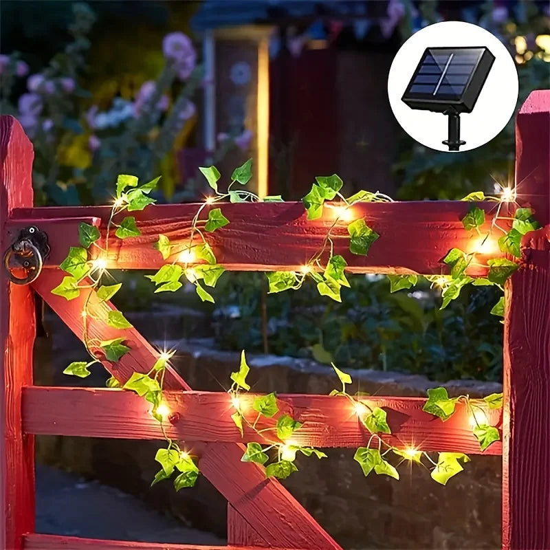 Solar Ivy Fairy Lights (7M)