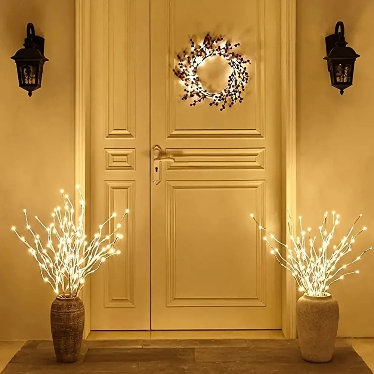 White Birch Branch Fairy Lights