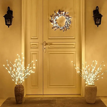White Birch Branch Fairy Lights
