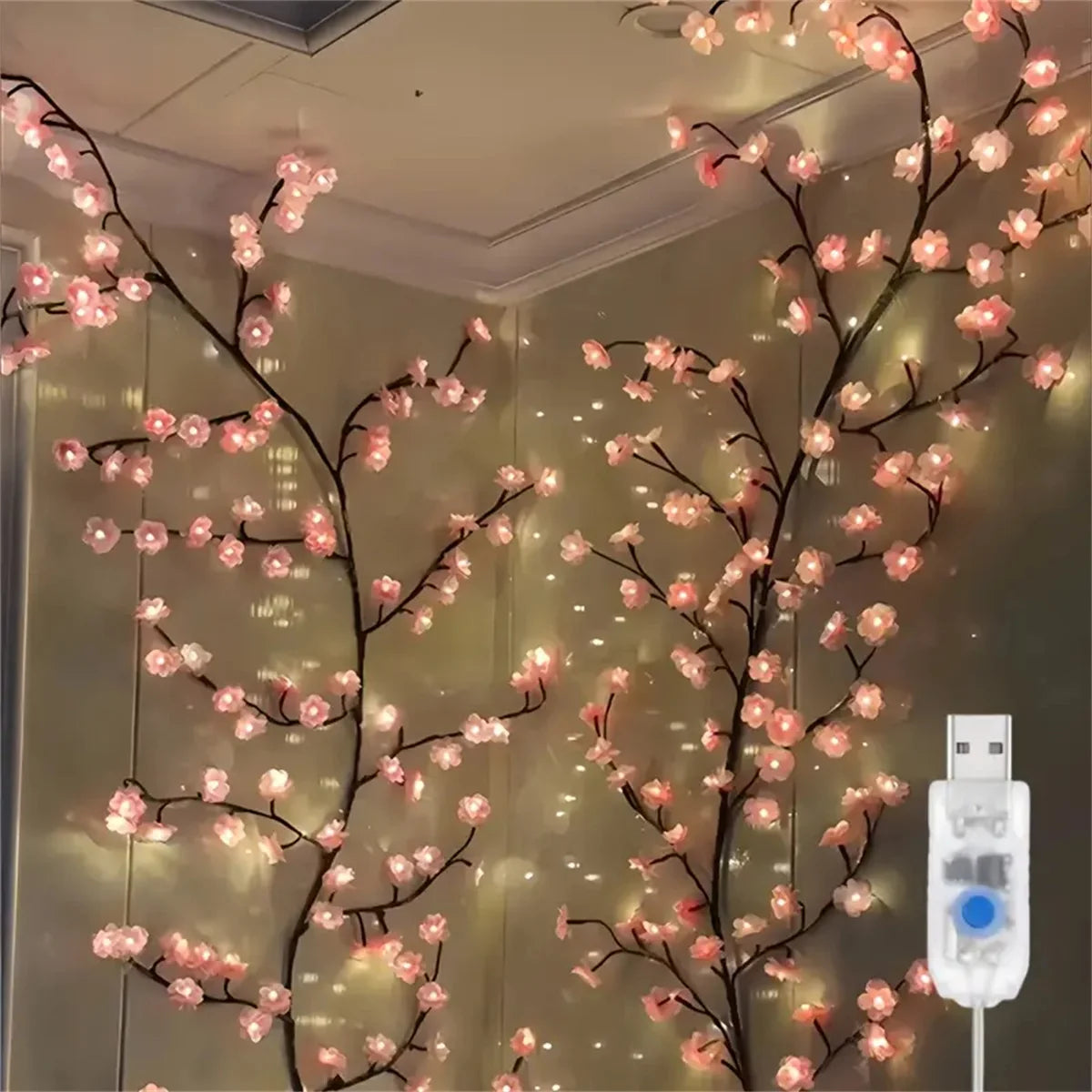 Cherry Blossom Branch Lamp