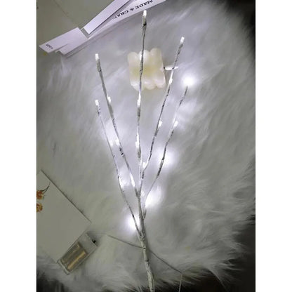 White Birch Branch Fairy Lights