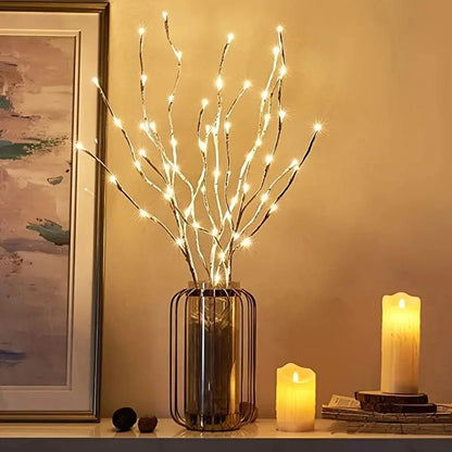 White Birch Branch Fairy Lights